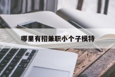 甘孜哪里有招兼职小个子模特(哪里有招兼职小个子模特的)