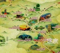 甘孜景点地图(长沙景点地图)