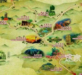 甘孜景点地图(长沙景点地图)