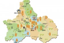 甘孜景点地图(景点地图手绘)
